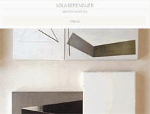Tablet Screenshot of lolaberenguer.com